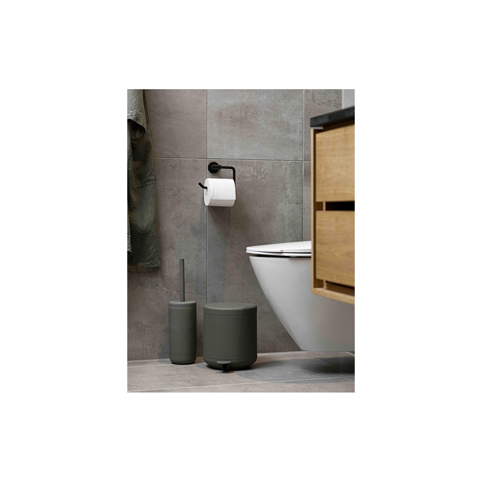 Pedal bin Ume 4 l, Olive Green