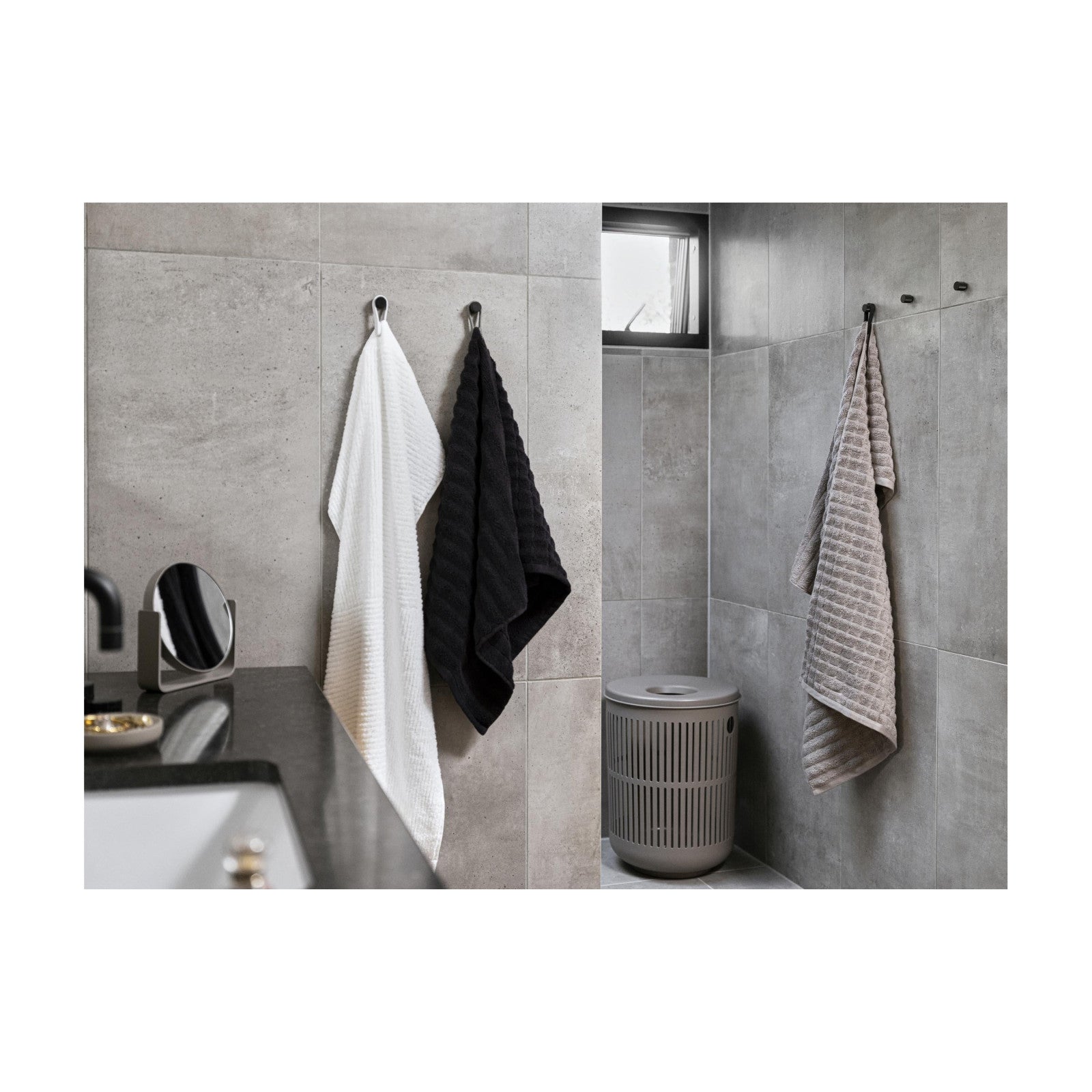 Handtuchhalter Loop 2 Stück, Weiss