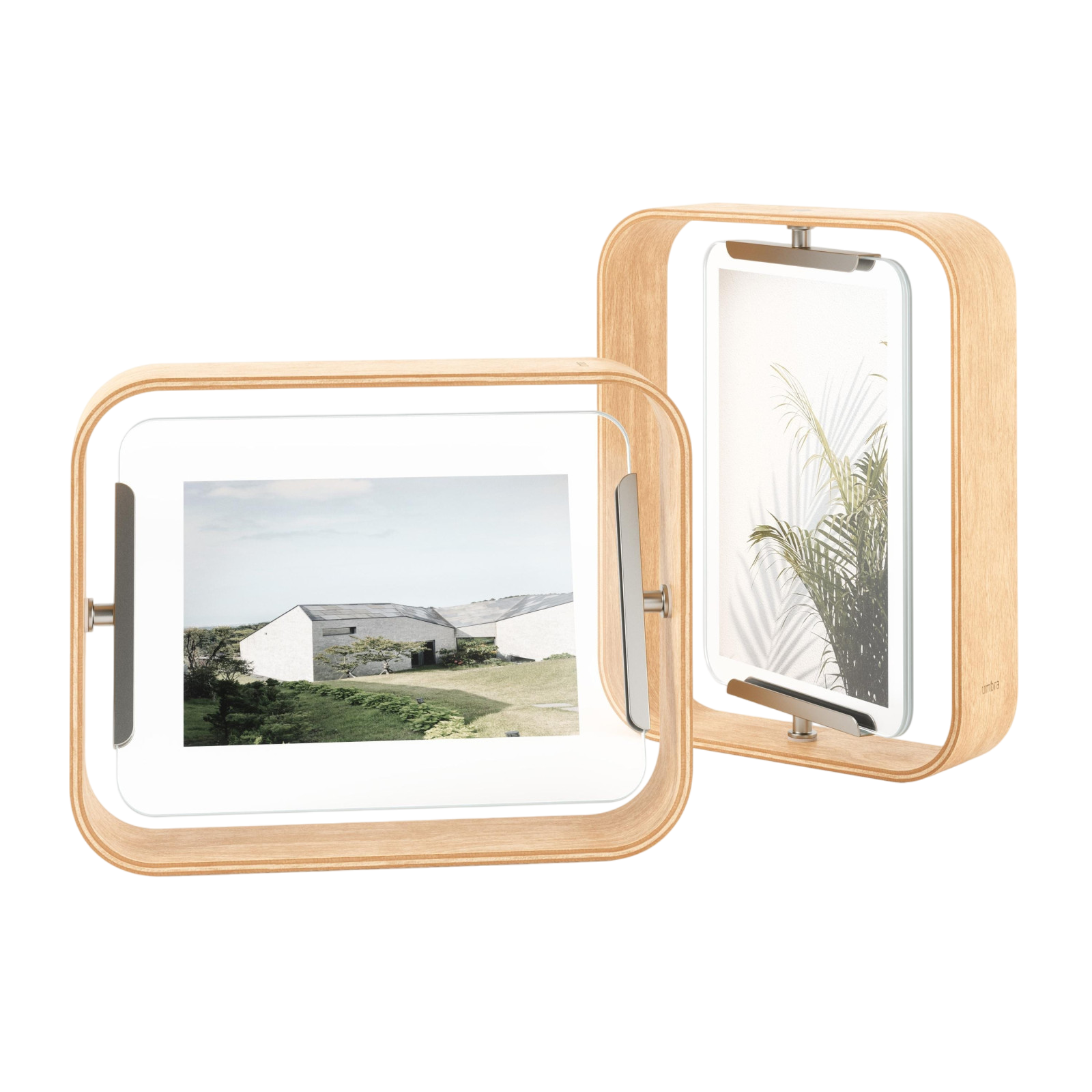 Bilderrahmen Bellwood, 13 x 8/10 x 15 cm, Nature/Transparent