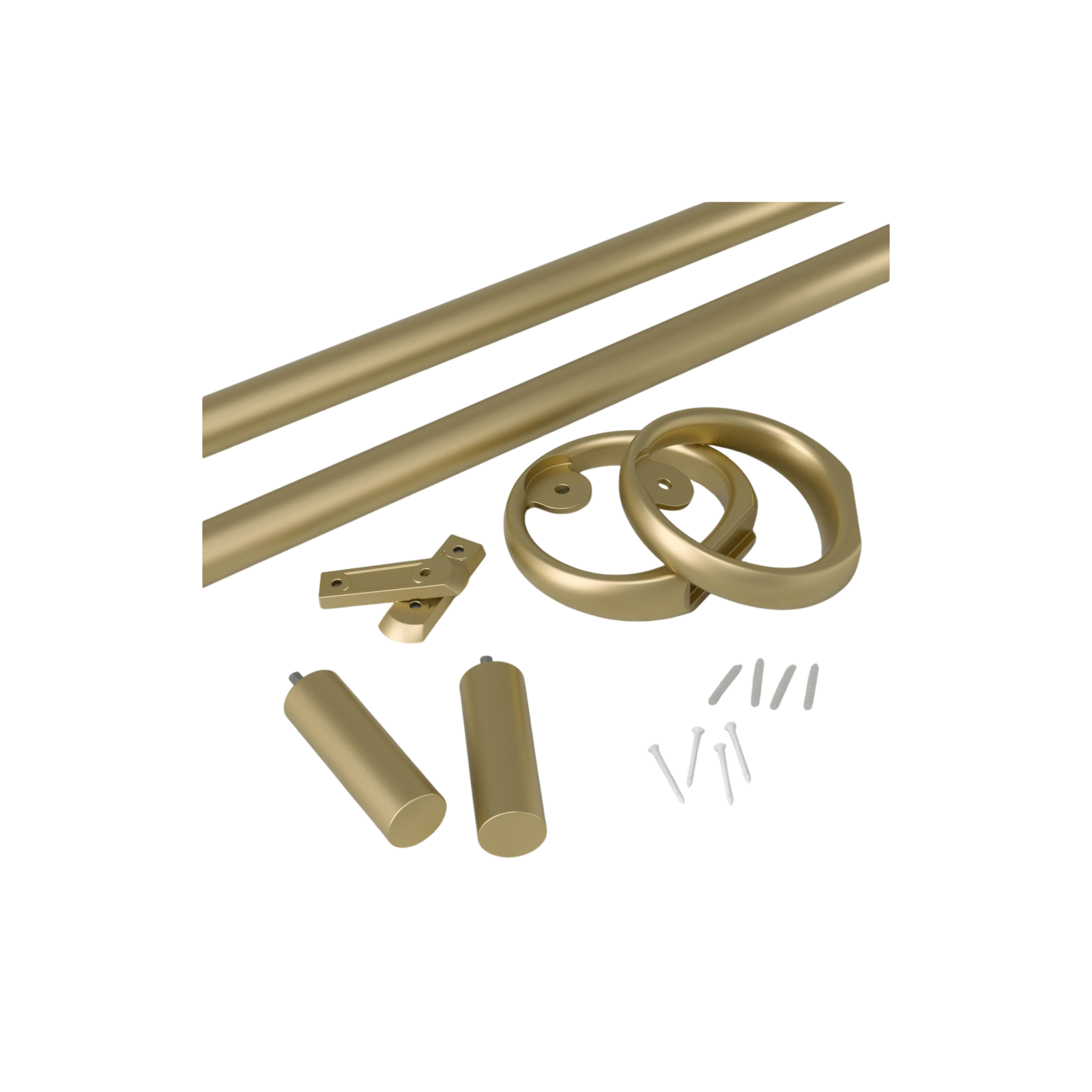 Tringle à rideaux Ringlet, or