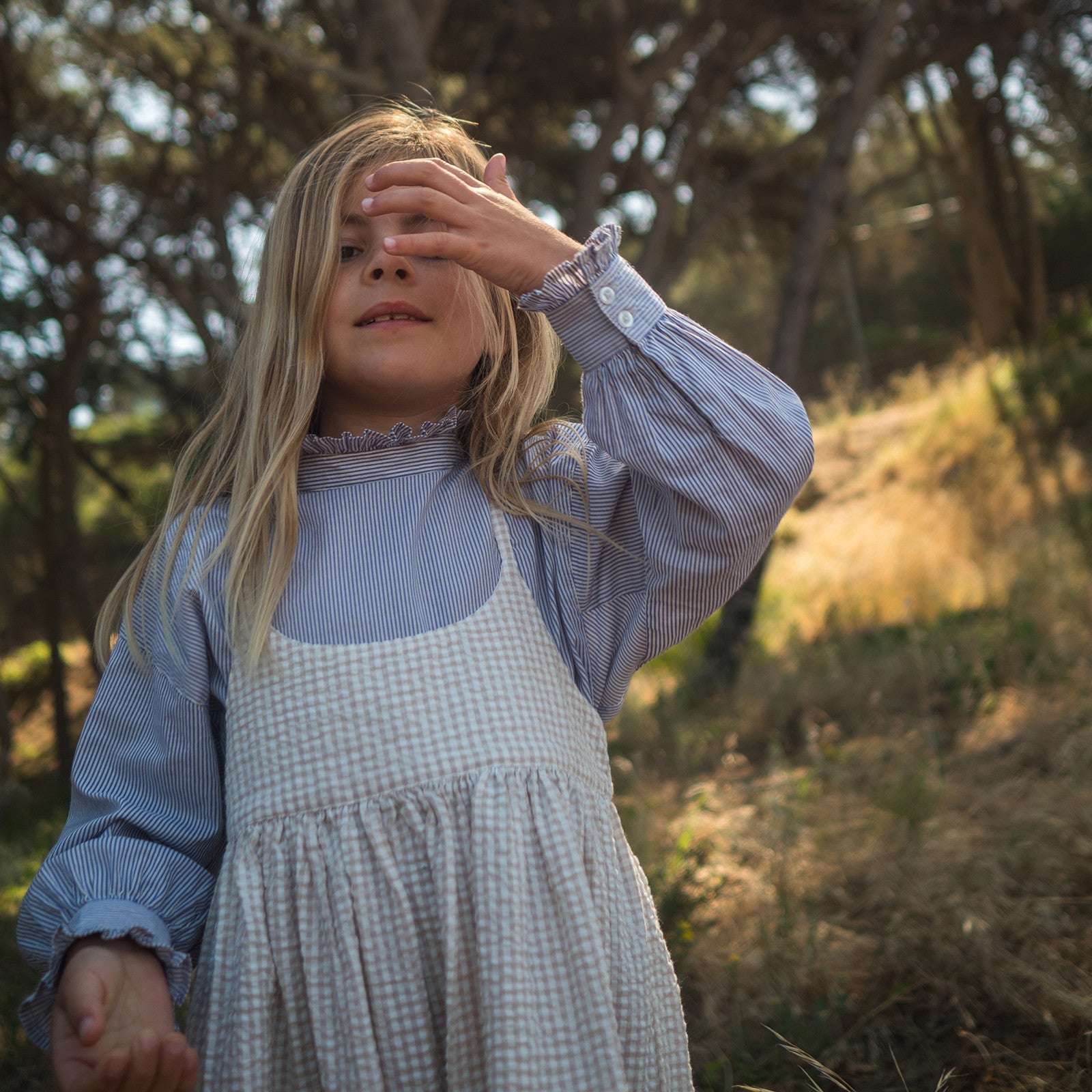 Blouse Tyra Bolich Blue Stripe