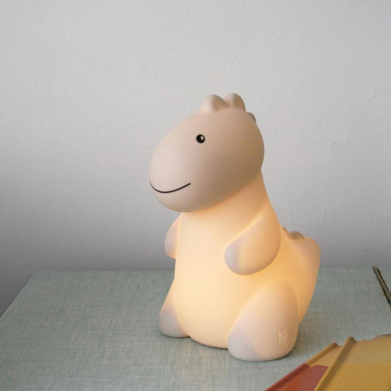 Night lamp Jéroom Dino LED, USB recharge Sand