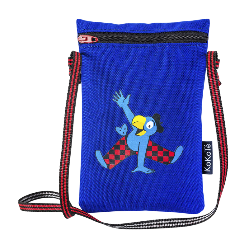 Pochette Globi Colibri bleue