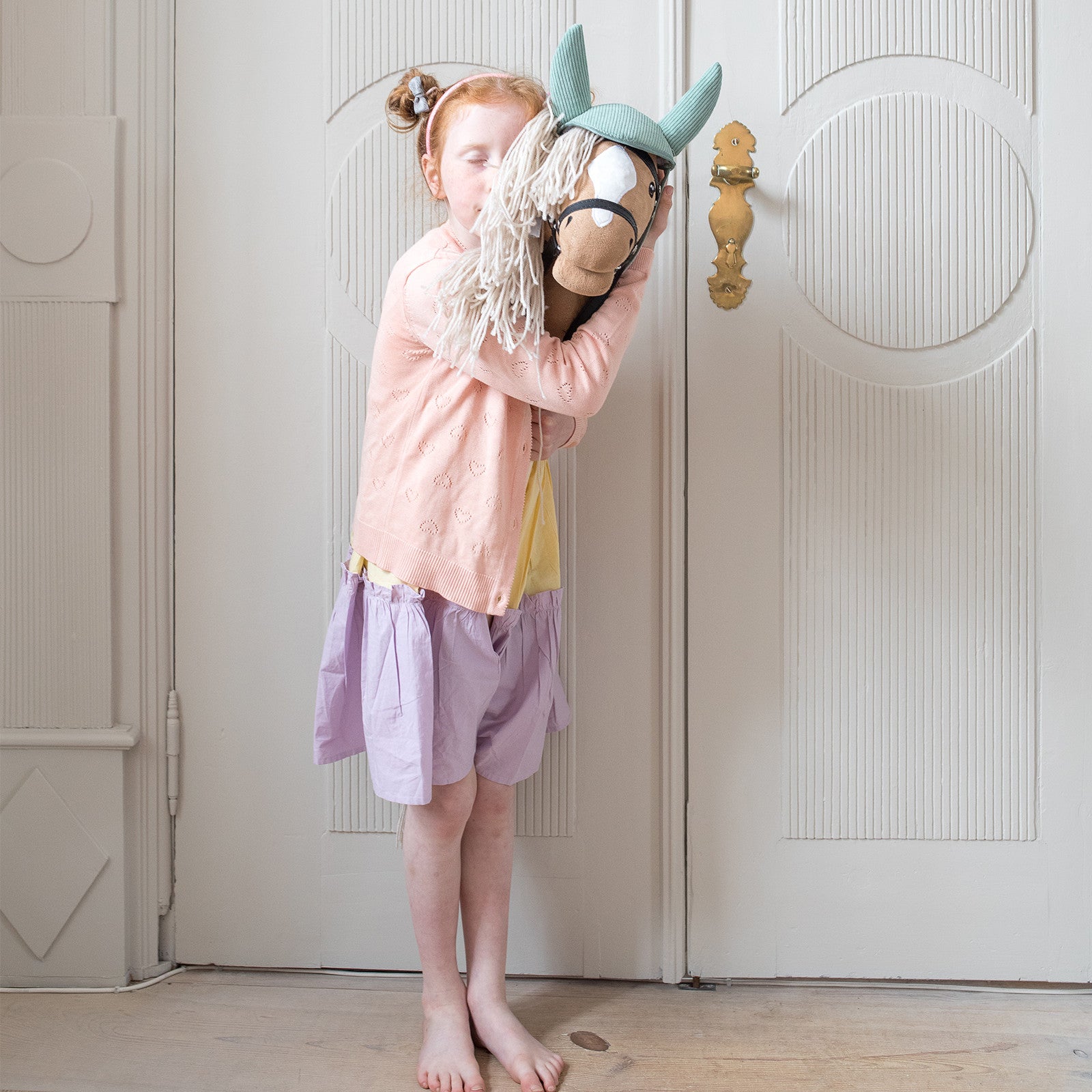 Steckenpferd Satteldecke und Haube Grün