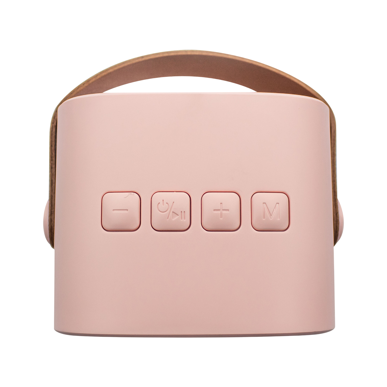 Haut-parleur sans fil rechargeable et microphone Rose Pastel