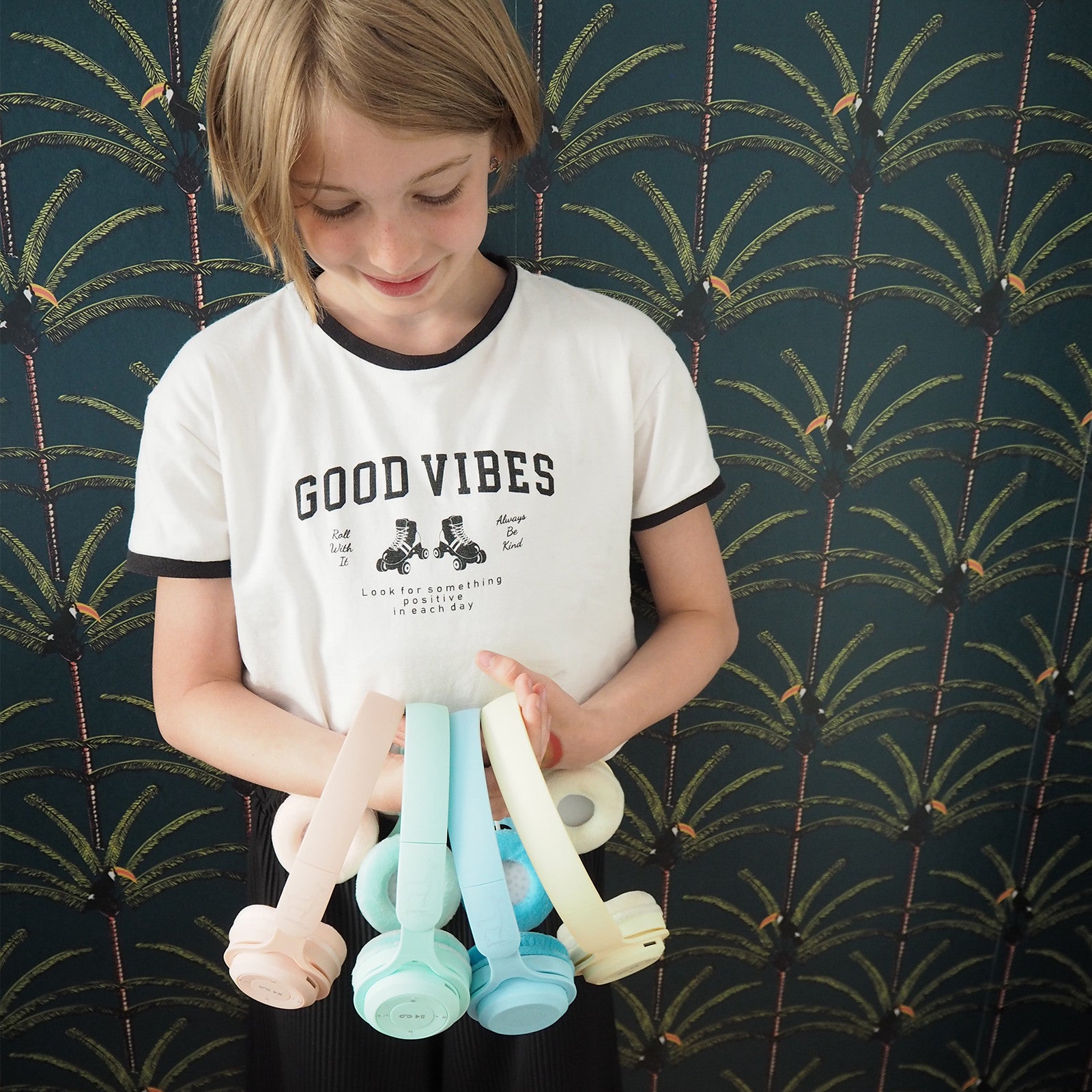 Kabelloser Bluetooth-Kopfhörer für Kinder Mint