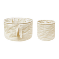 Storage basket set of 2 Bambie Natural