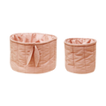 Storage basket set of 2 Bambie Vintage Nude