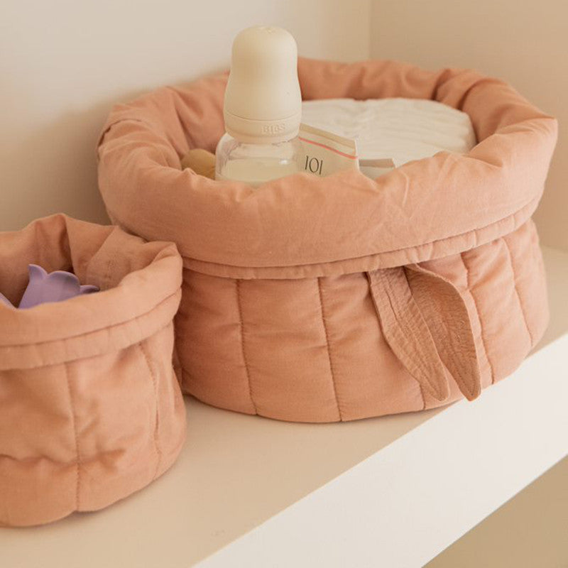 Aufbewahrungskorb 2er Set Bambie Vintage Nude