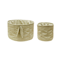 Storage basket set of 2 Bambie Olive