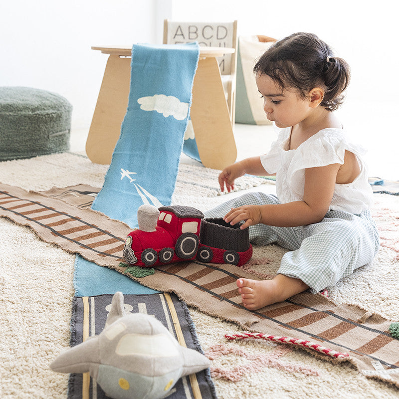 Ride & Roll Train soft toy