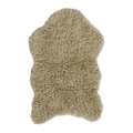 Waschbarer Wollteppich Woolly-Beige
