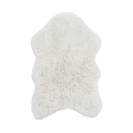 Waschbarer Wollteppich Woolly-White