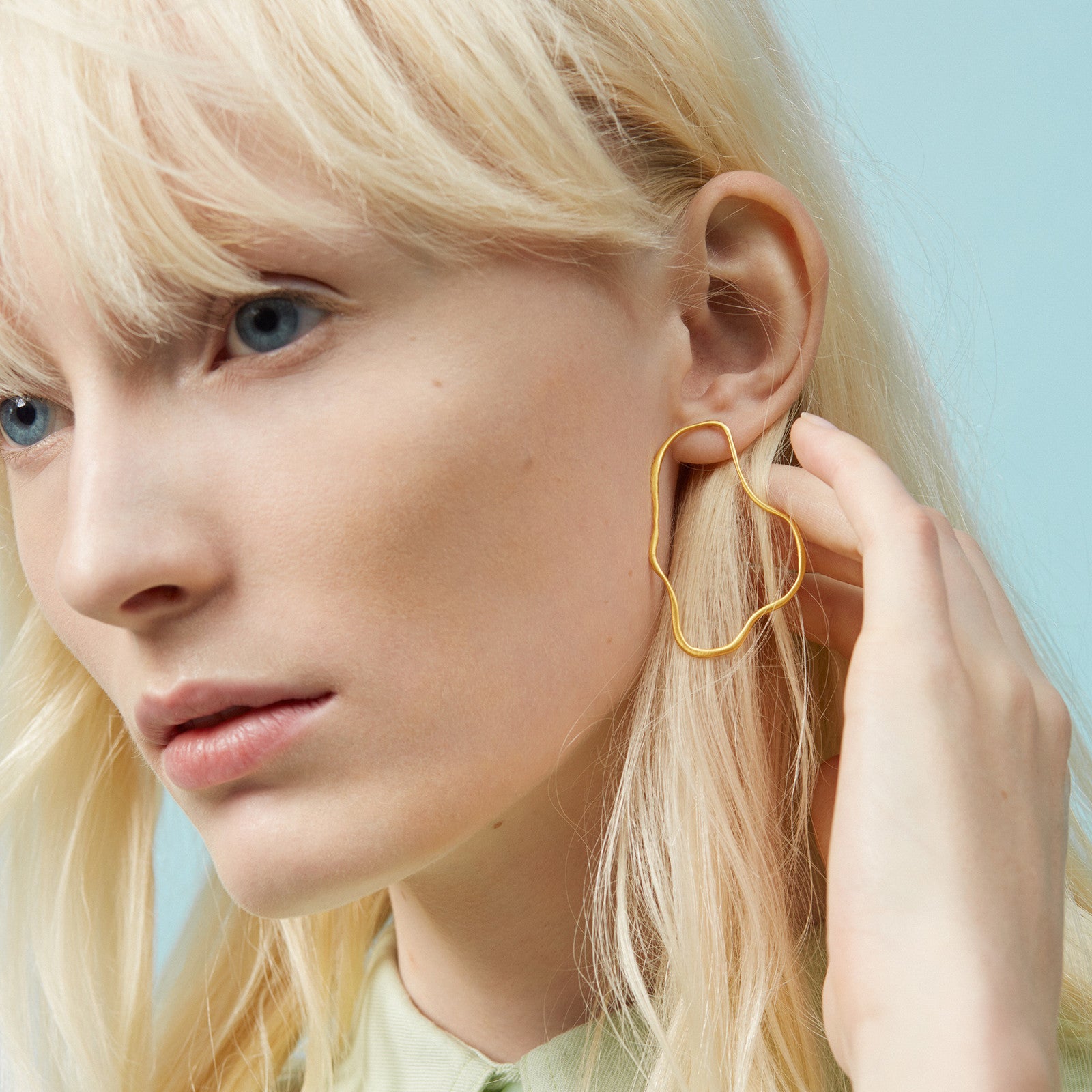 Ohrstecker Organic goldig