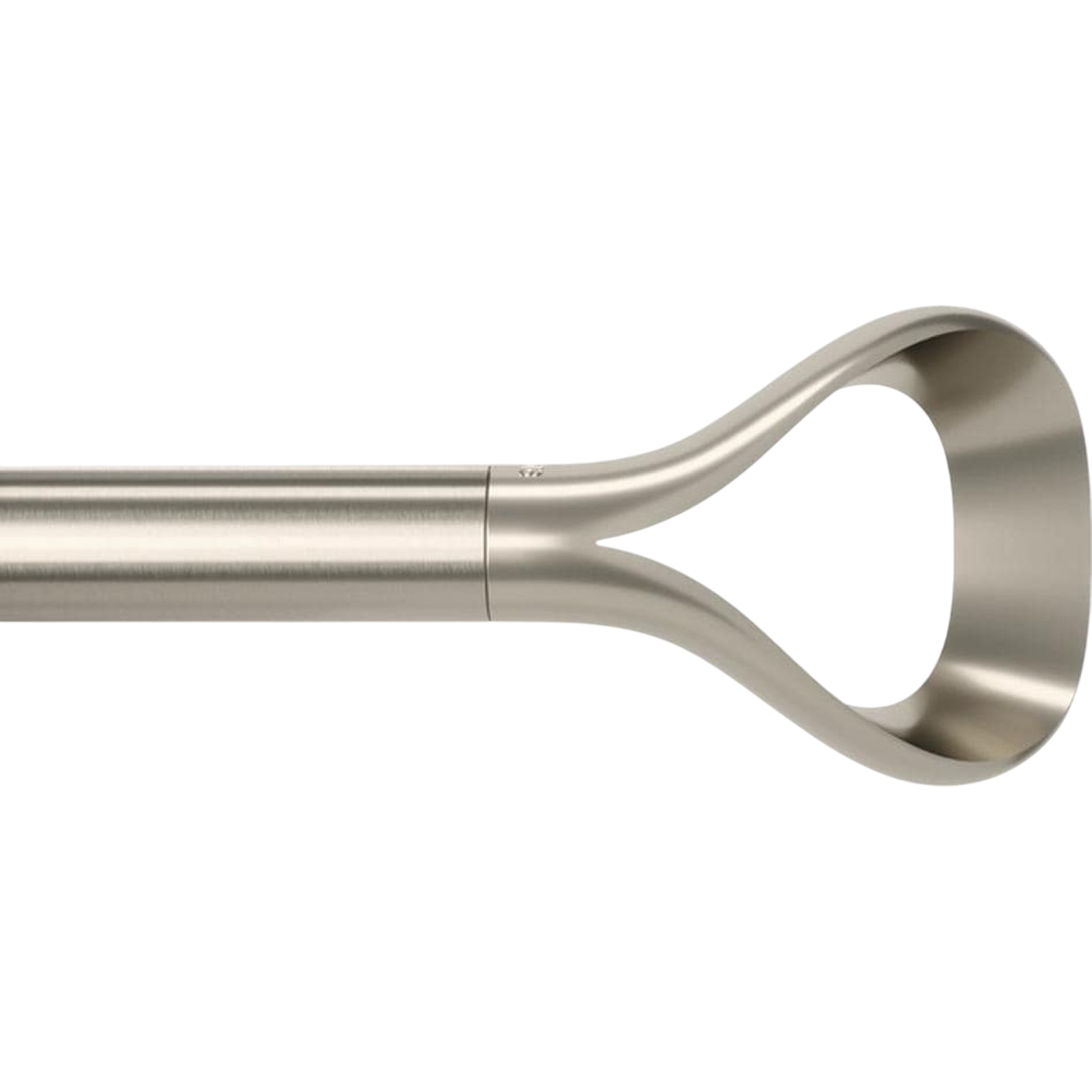 Vorhangstange Loop 107-306 cm, Nickel