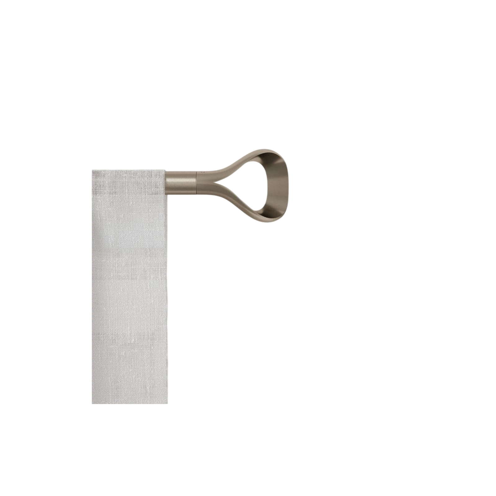 Vorhangstange Loop 107-306 cm, Nickel