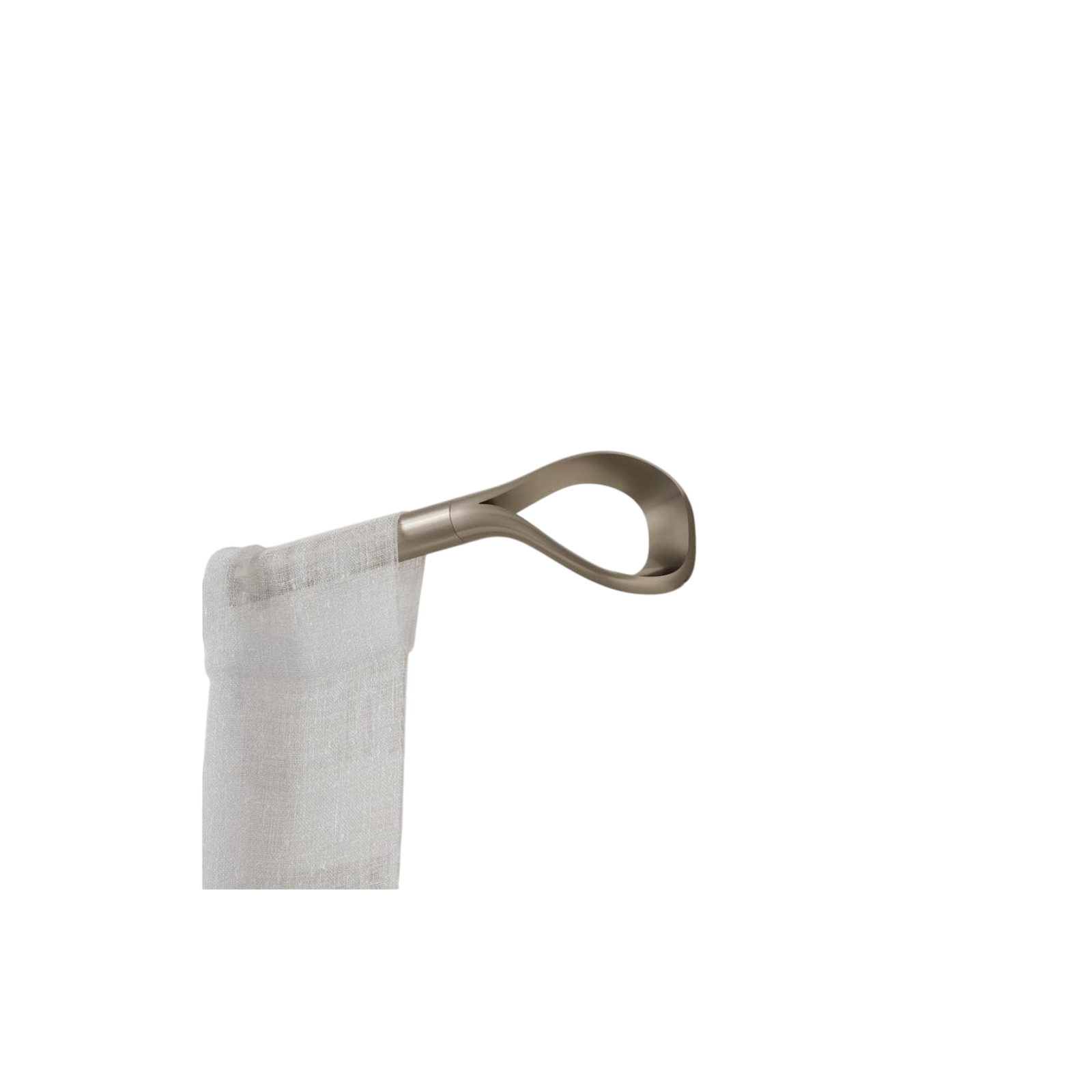 Vorhangstange Loop 107-306 cm, Nickel