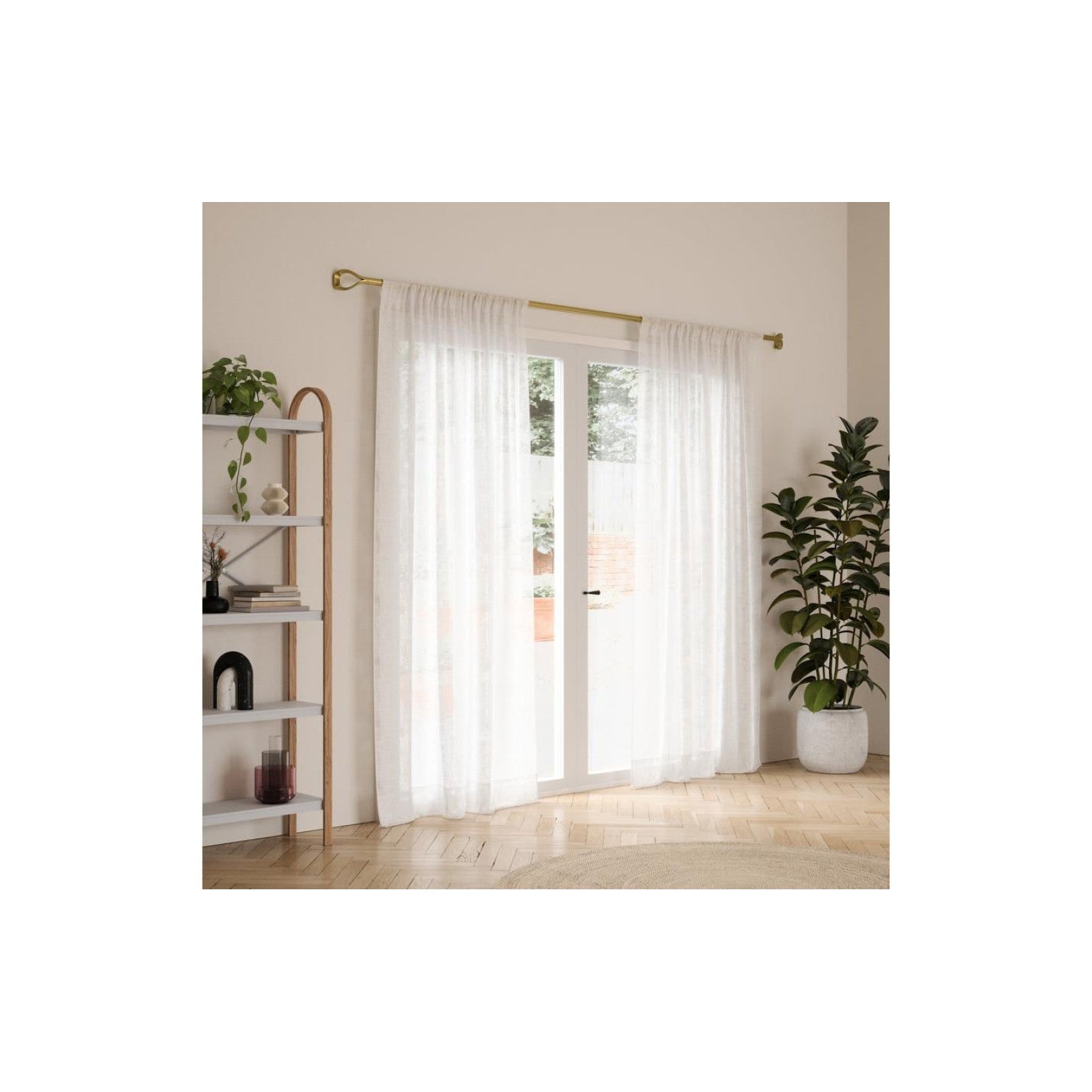 Curtain rail Loop 107-306 cm, gold