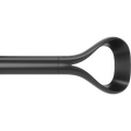 Curtain rail Loop 107-306 cm, black
