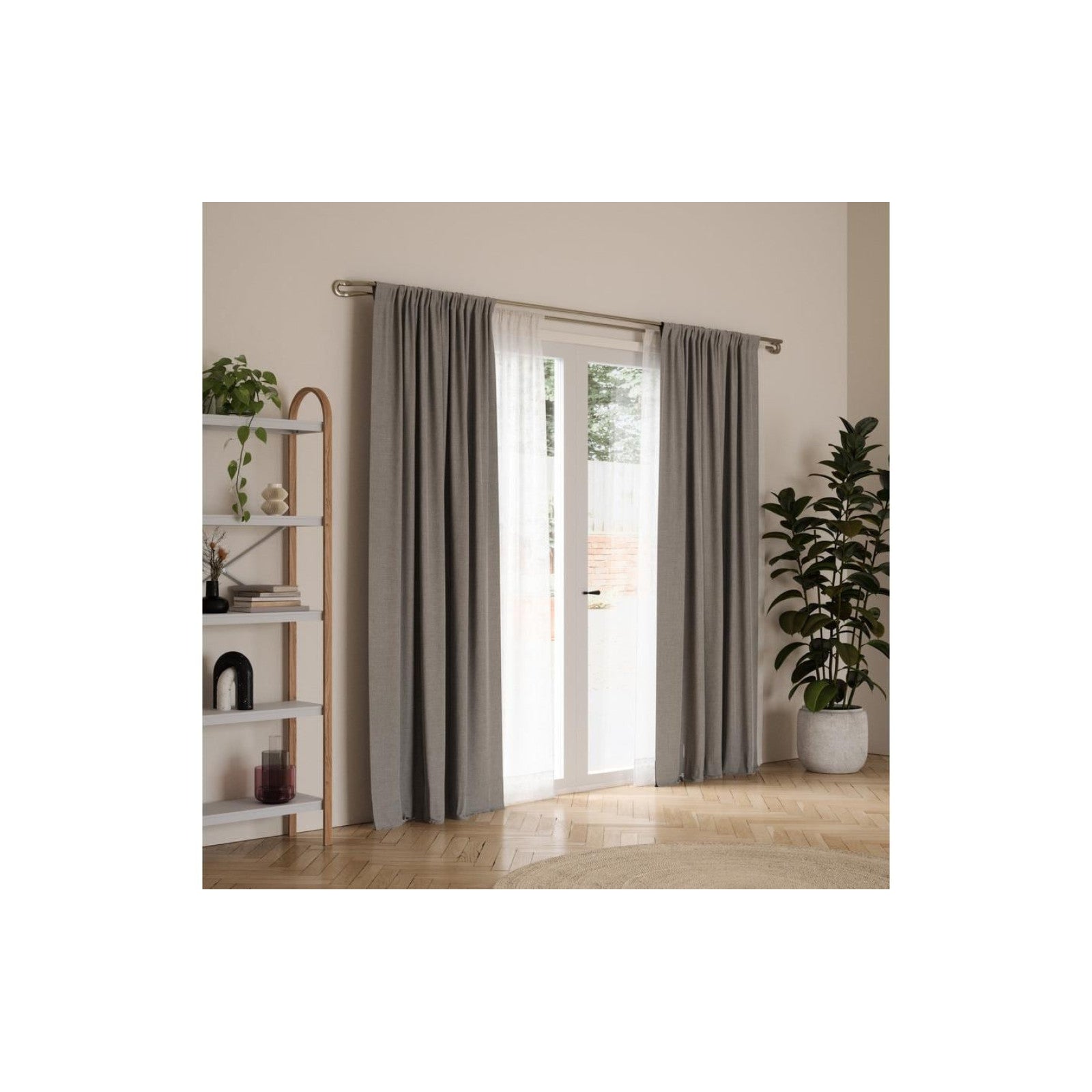 Vorhangstange Midnight 107-305 cm, Edelstahl