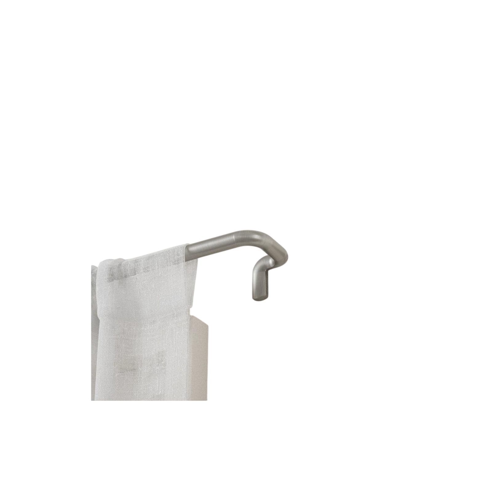 Tringle à rideaux Twilight 76-213 cm, nickel