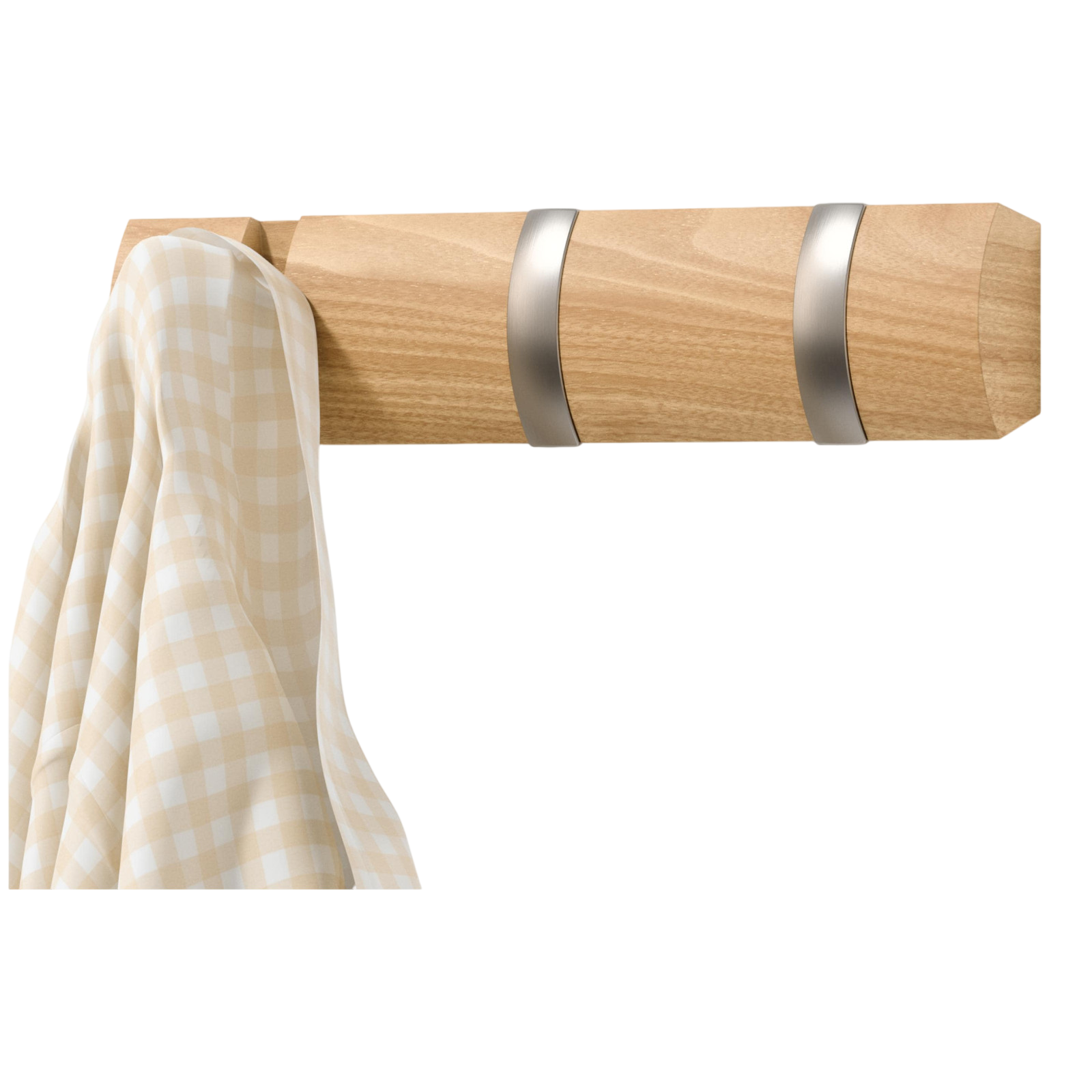 Portemanteau Flip 30 x 6 x 3 cm, Nature