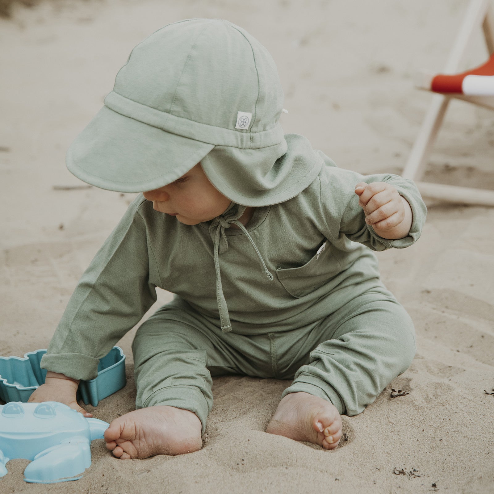 Pantalon bébé UVP 50+ Olive Green