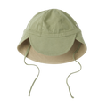 Chapeau de soleil pour bébé UVP 50+ Olive Green/Sandy Beach