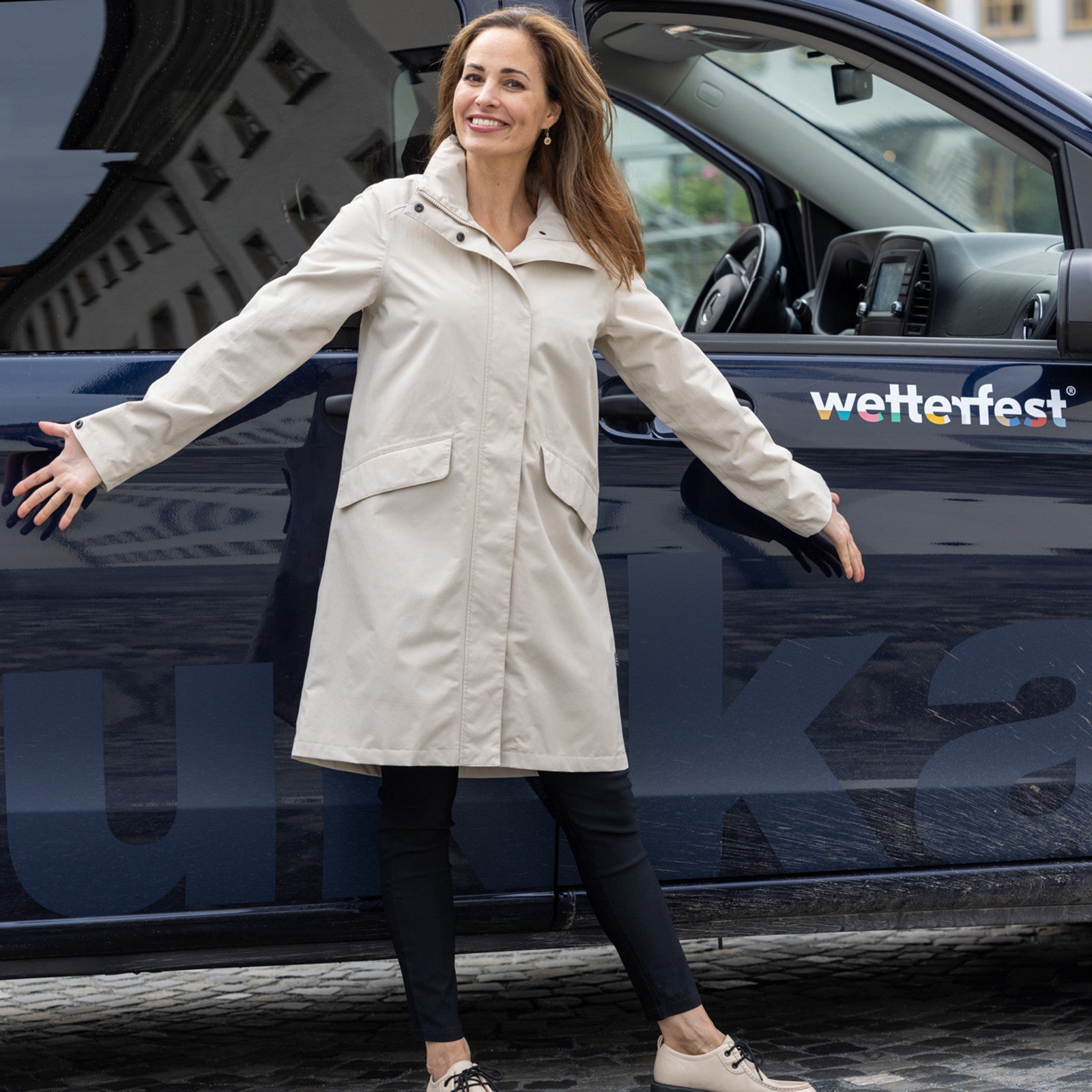 Manteau de pluie pour femme Isla french oak