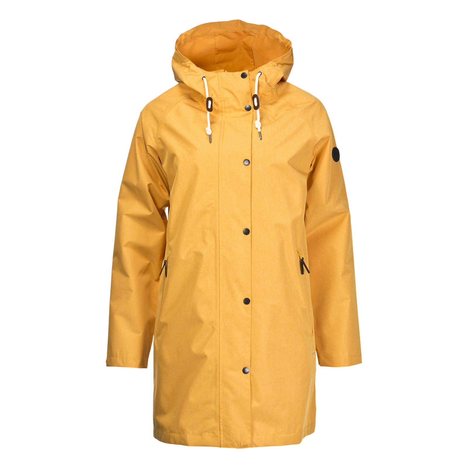 Manteau de pluie pour femme Travelcoat golden yellow mélange
