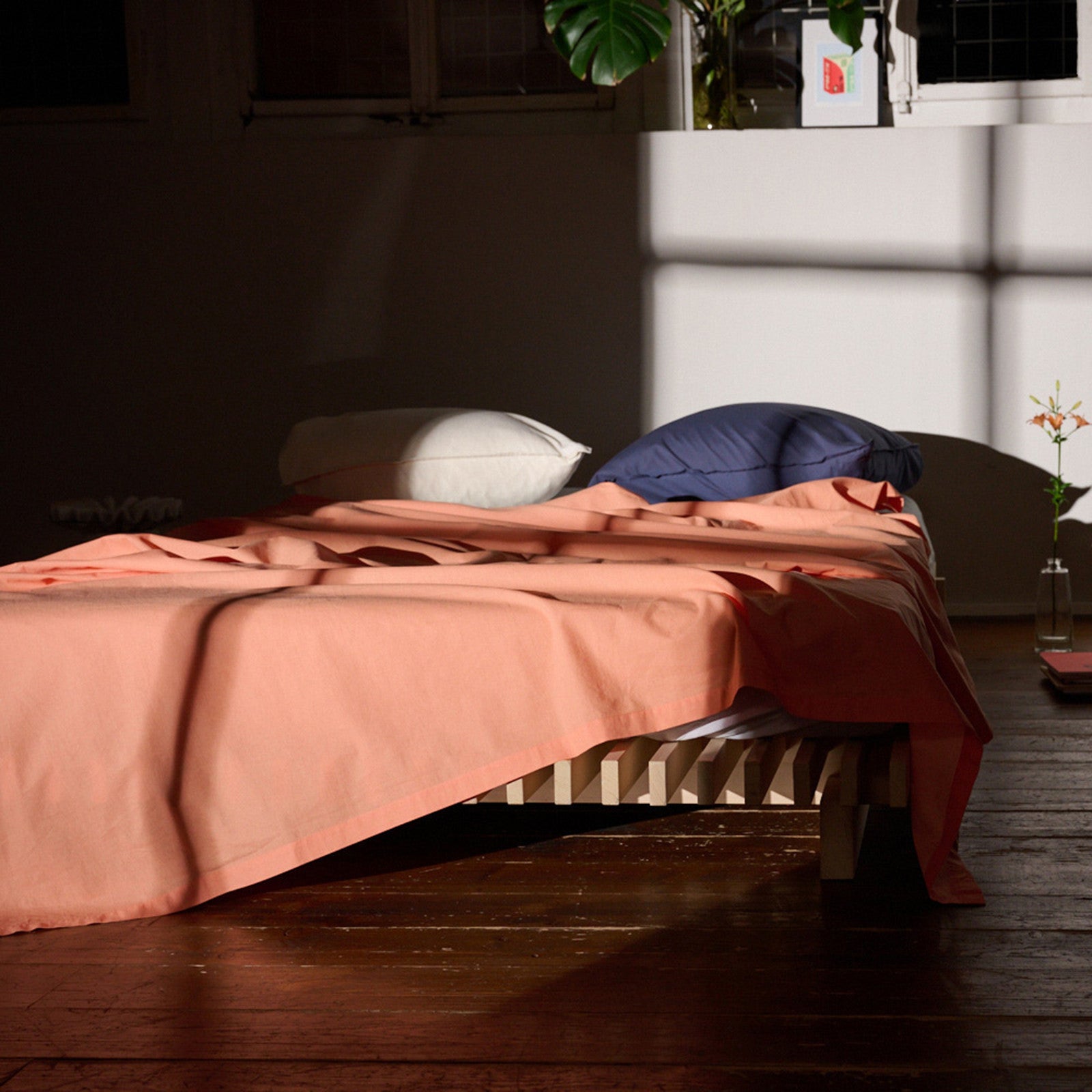 Leni drap de dessus corail 170x255 cm