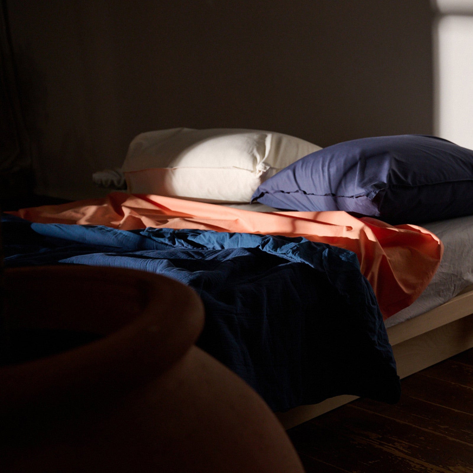 Leni drap de dessus corail 170x255 cm