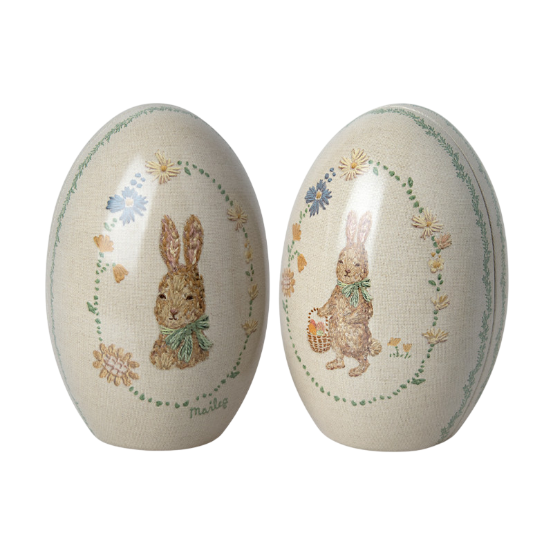 Easter eggs set of 2 green