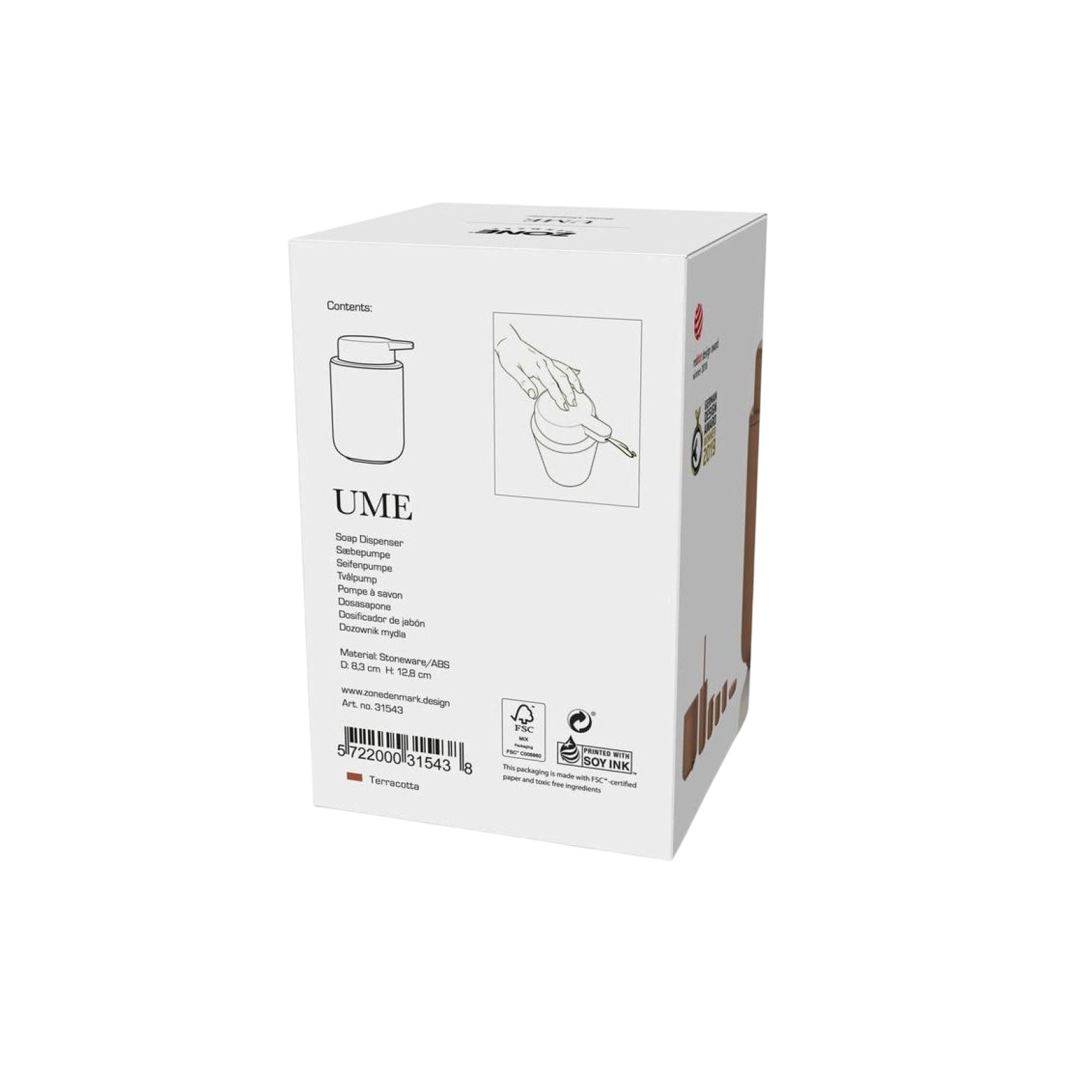 Soap dispenser Ume 250 ml