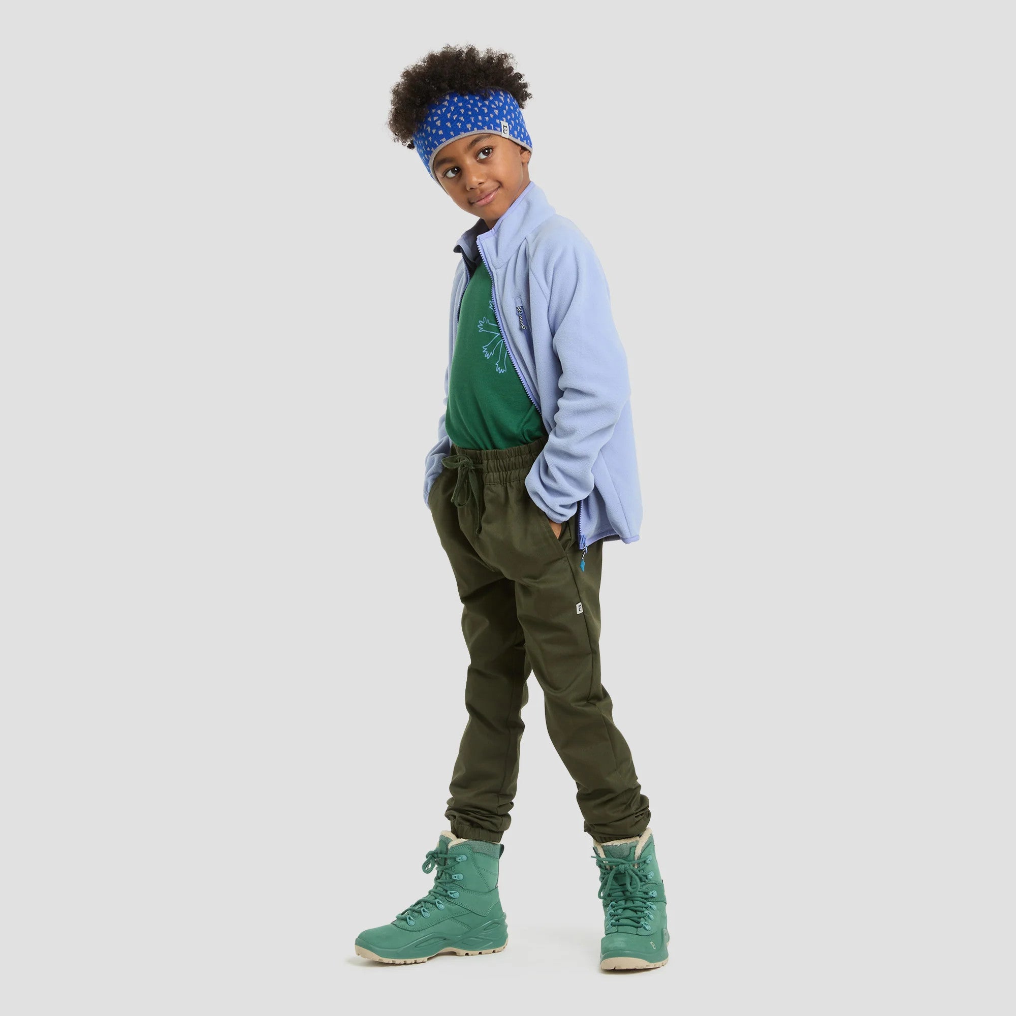 Veste polaire Bio Oda Purple Blue