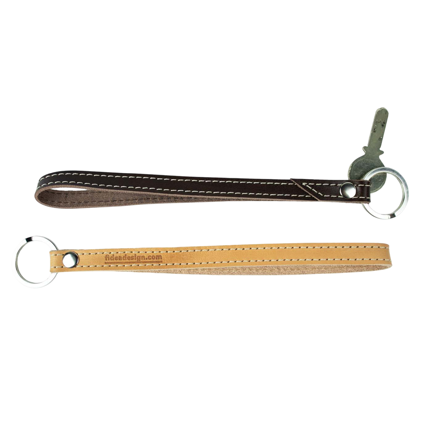 Porte-clés en cuir Cuir moyen