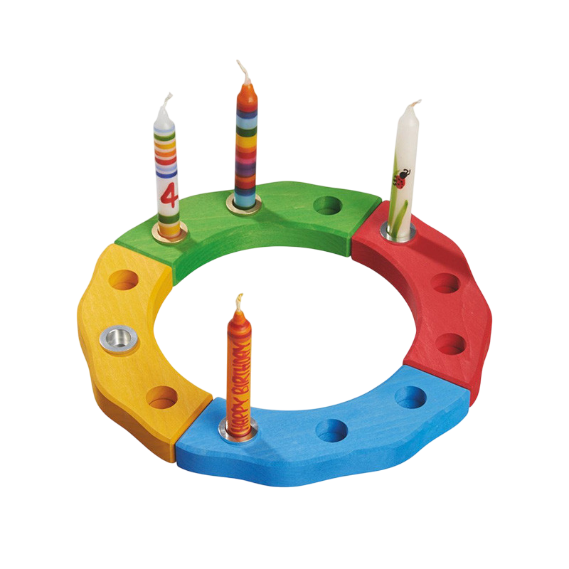 GRIMM's candle Ringelbunt number 4