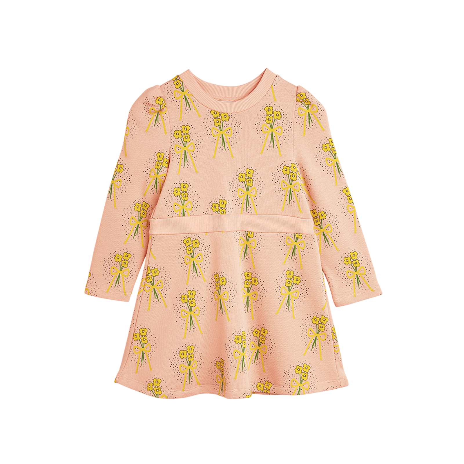 Kleid Winter Flowers Aop Pink