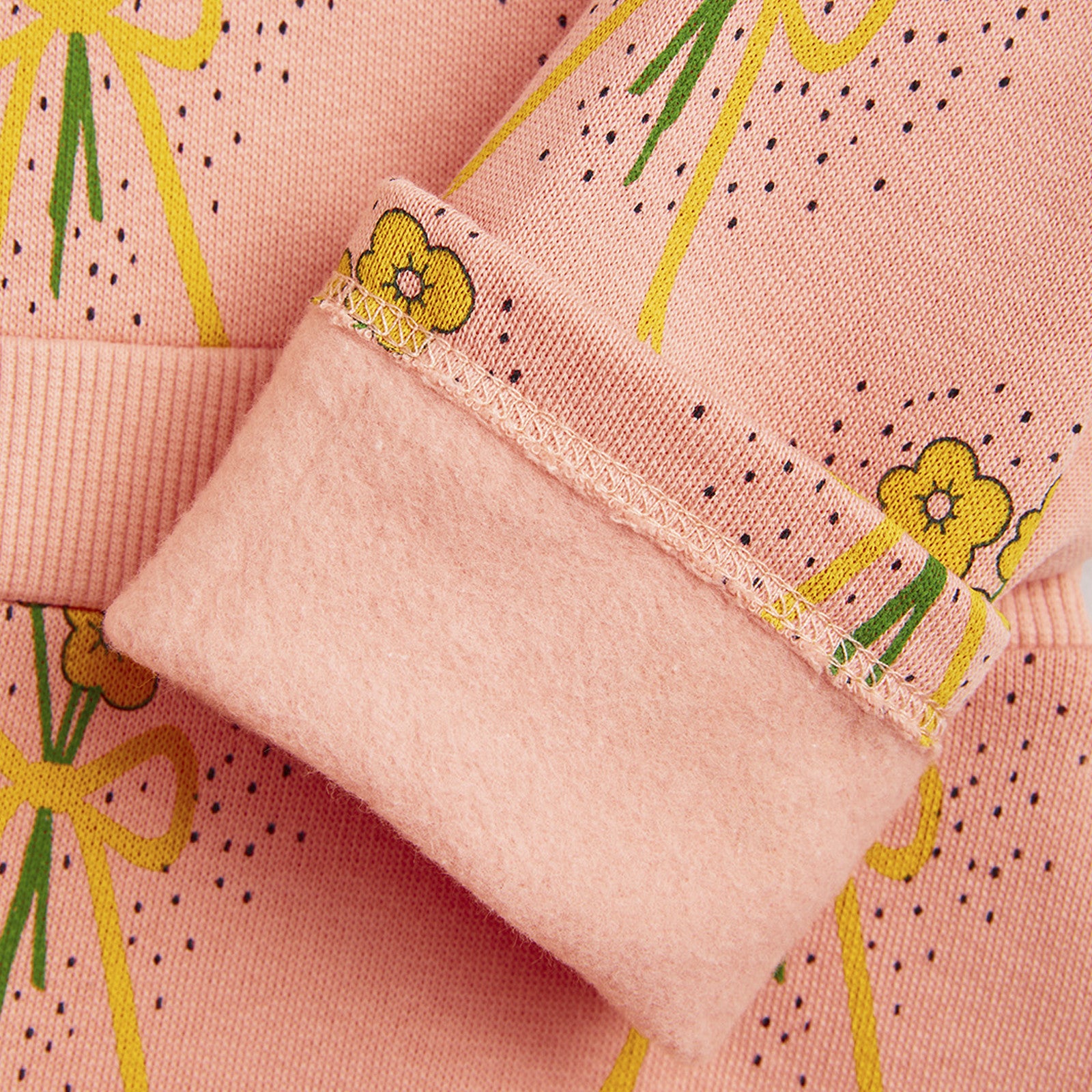 Kleid Winter Flowers Aop Pink