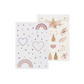 Autocollants + tatouages Gem Stones Pink