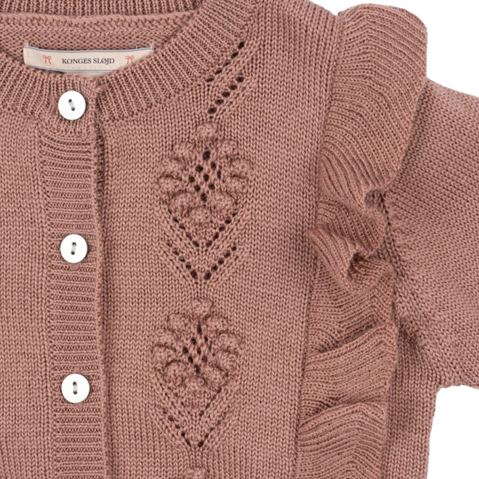 Strickjacke Fiol Frill Burlwood