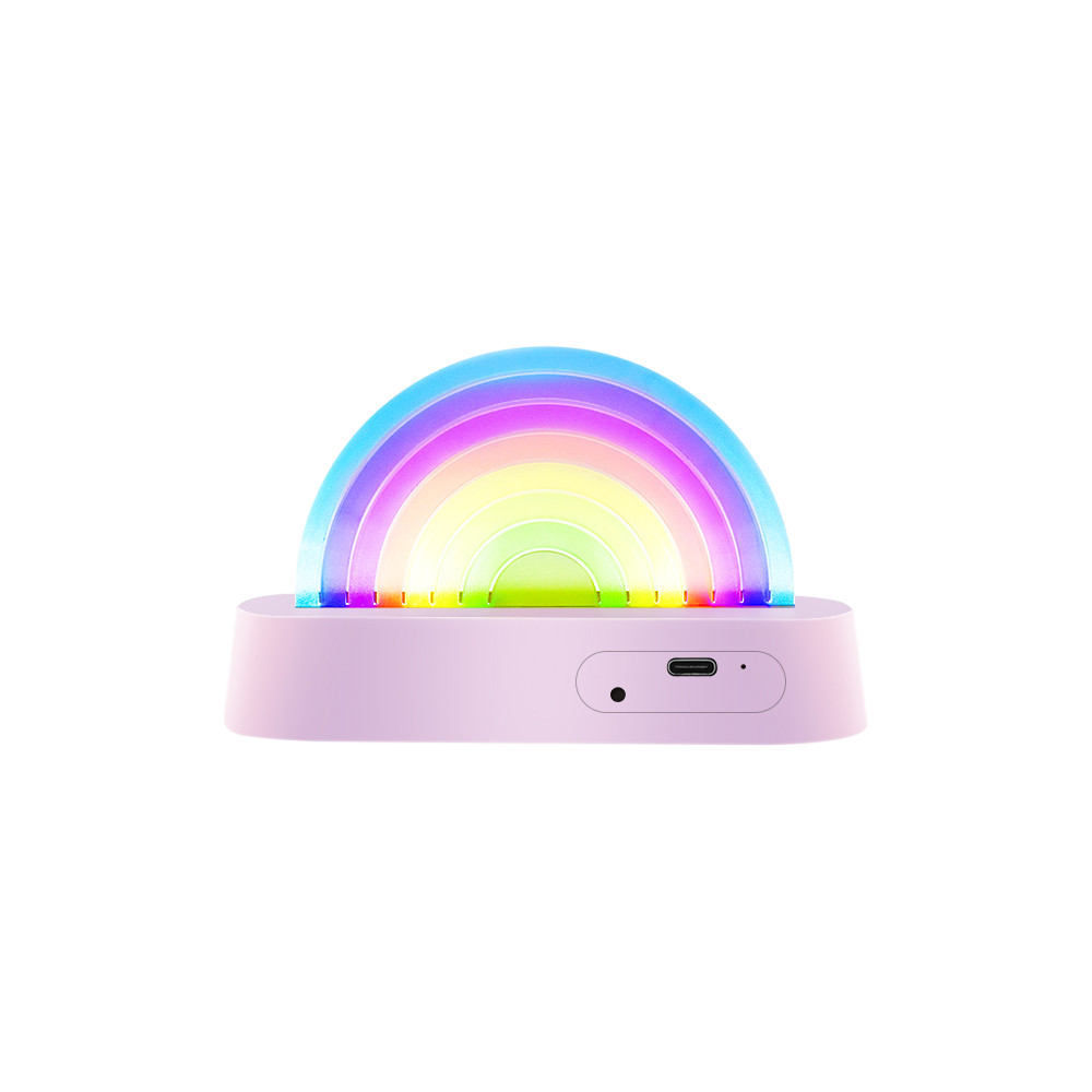 Lampe Regenbogen Lila