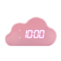 Digitaler Wecker Wolke Rose
