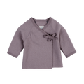 Veste en laine vierge bébé mauve