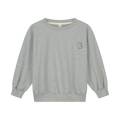 Birthday Sweatshirt 3 Grey Melange Blue Moon