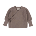 Bébé tricot fin Schlüttli laine mérinos noisette