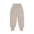 Pantalon bébé en tricot fin laine mérinos nature