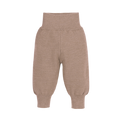 Pantalon bébé en tricot fin laine mérinos rose