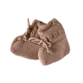 Chausson bébé laine mérinos rose