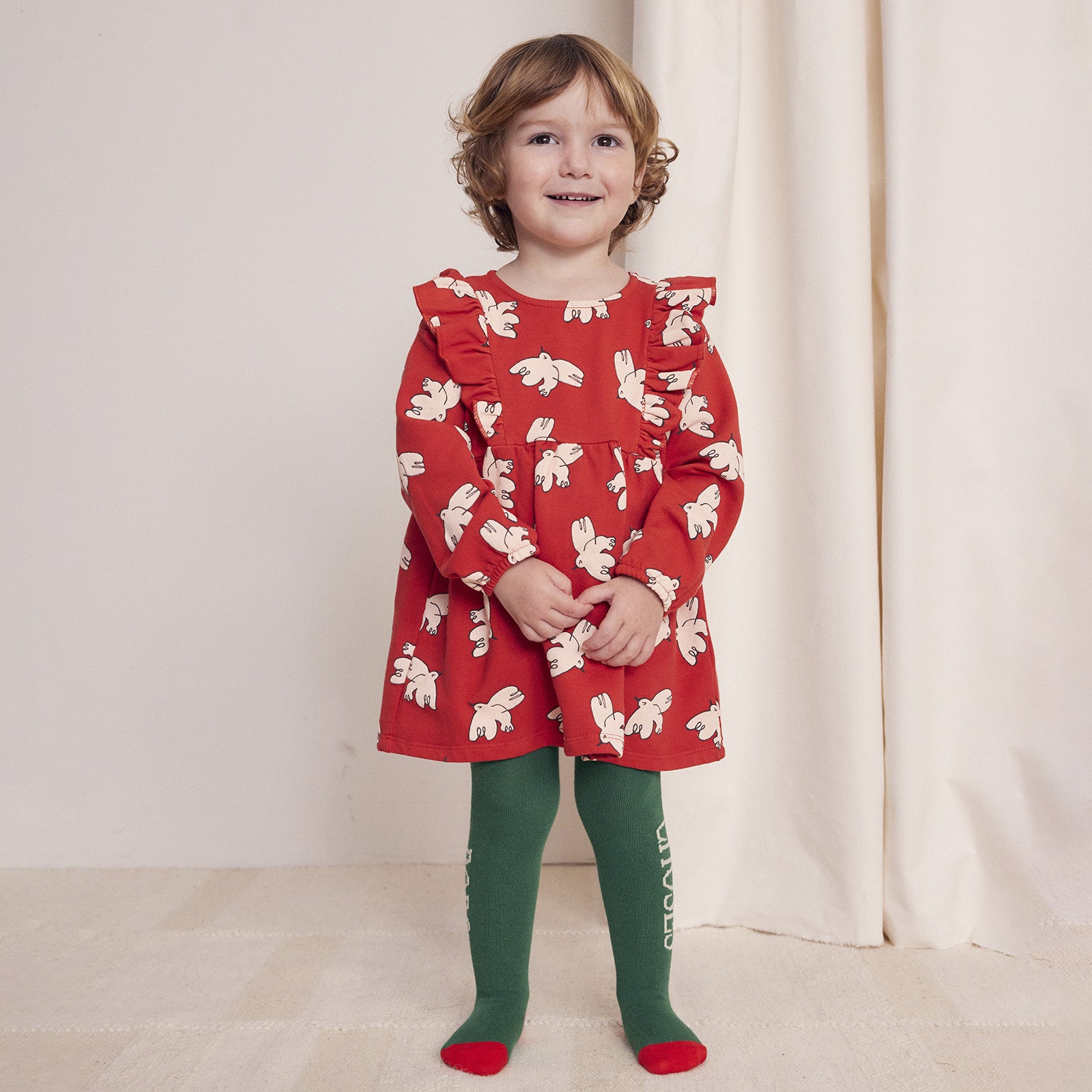 Baby tights Dark Green